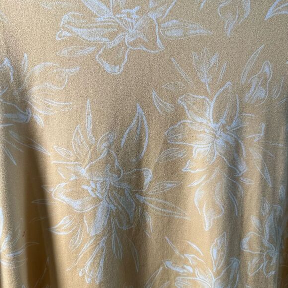 NWT Hang Ten Women’s Yellow Long Sleeve Crew UPF 50 Sun Protection Tee Shirt- XL - Picture 3 of 10